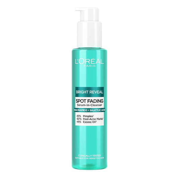 L’Oréal Paris Bright Niacinamide + Salicylic Acid Spot Fading Serum-in-Cleanser 150ml