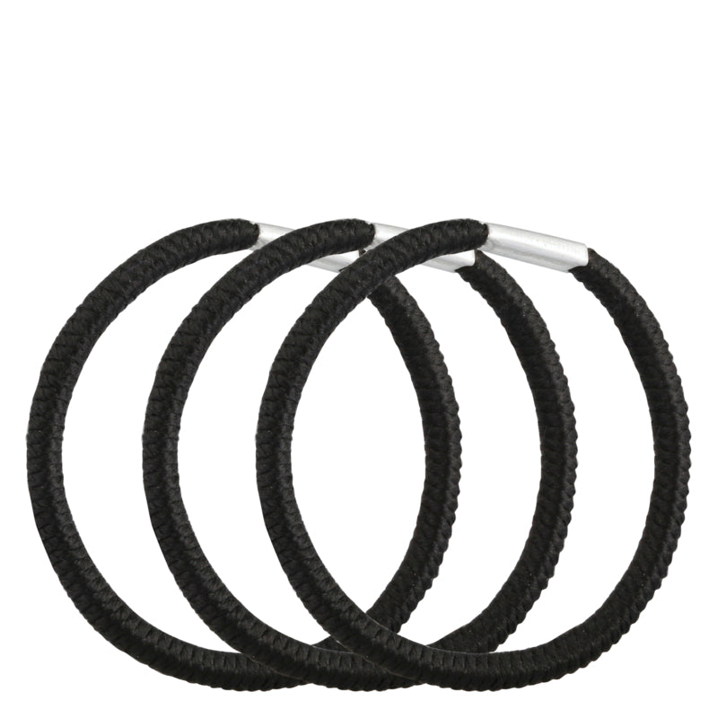 Lady Jayne Thick Black Elastics - 12 Pack