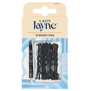 Lady Jayne Black Bobby Pins 4.5cm - 25 Pack