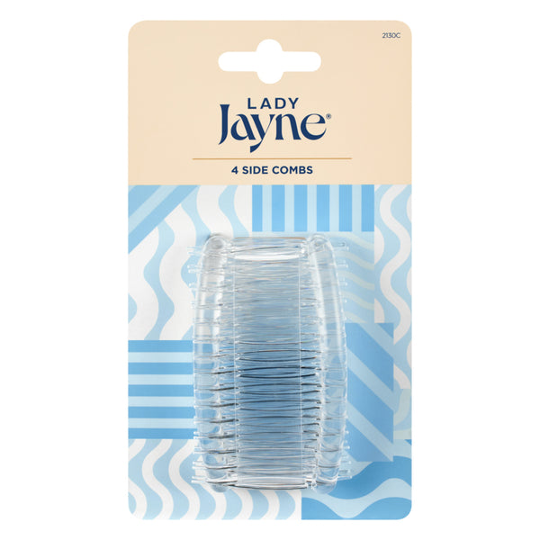 Lady Jayne Crystal Side Combs - 4 Pack