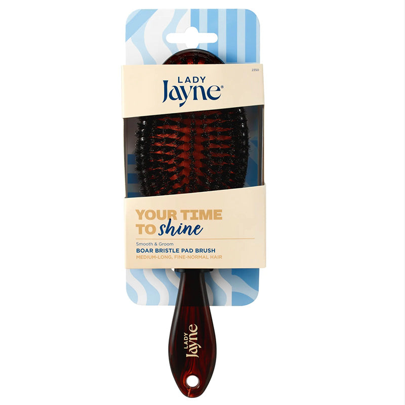 Lady Jayne Large Boar Bristle Pad Brush