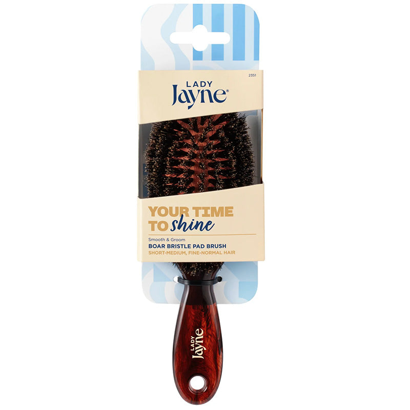 Lady Jayne Small Boar Bristle Pad Brush