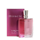 Lancome Miracle perfume bottle and packaging on a white background