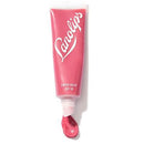 Pink Lanolips tinted balm on a white background