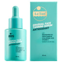 Le Tan Gradual Face Tanning Serum Antioxidant with packaging on a white background