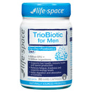 Life-Space TrioBiotic for Men supplement bottle on a white background
