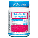 Life-Space TrioBiotic for Women supplement bottle on a white background
