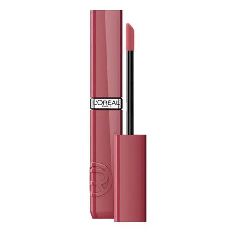 L'Oreal lipstick with case on a white background