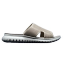 Lorella Bianca Taupe Slide Sandal 