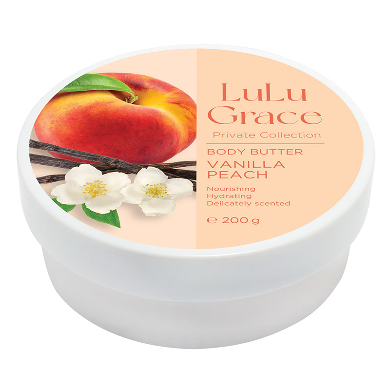 Lulu Grace Body Butter Vanilla Peach 200g