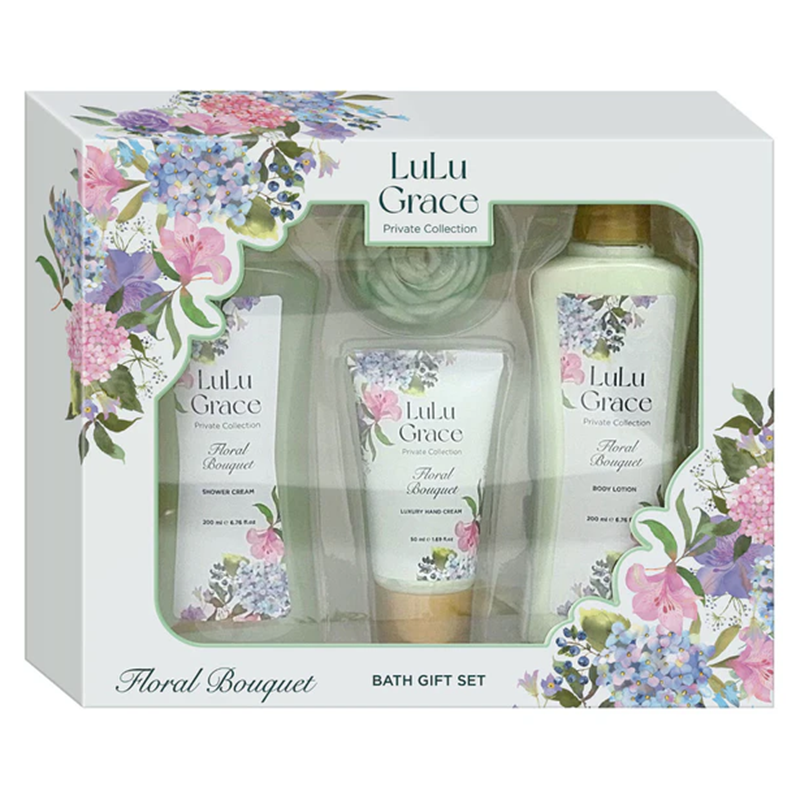 Lulu Grace Floral Bouquet 4 Piece Gift Set