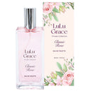 Lulu Grace Classic Rose Eau de Toilette bottle and packaging on a white background