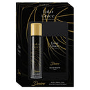 Lulu Grace perfume set with black and gold packaging on a white background