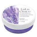 Lulu Grace Foaming Body Scrub 300g - Lavender on a white background