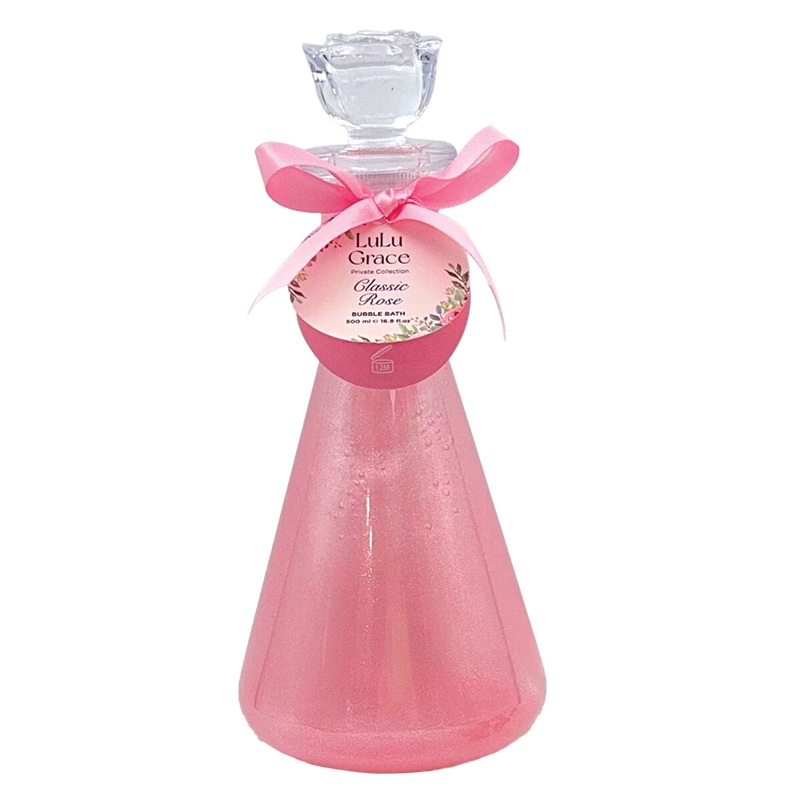 Lulu Grace Shimmer Bubble Bath Rose 500ml