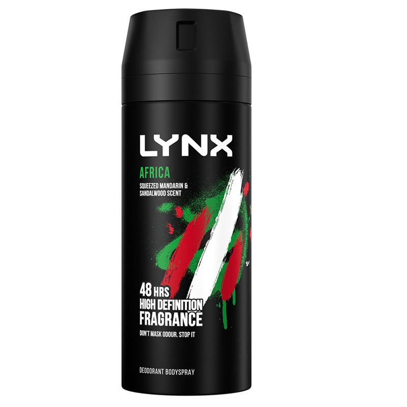 LynxDeodorantBodySprayAfrica150ml
