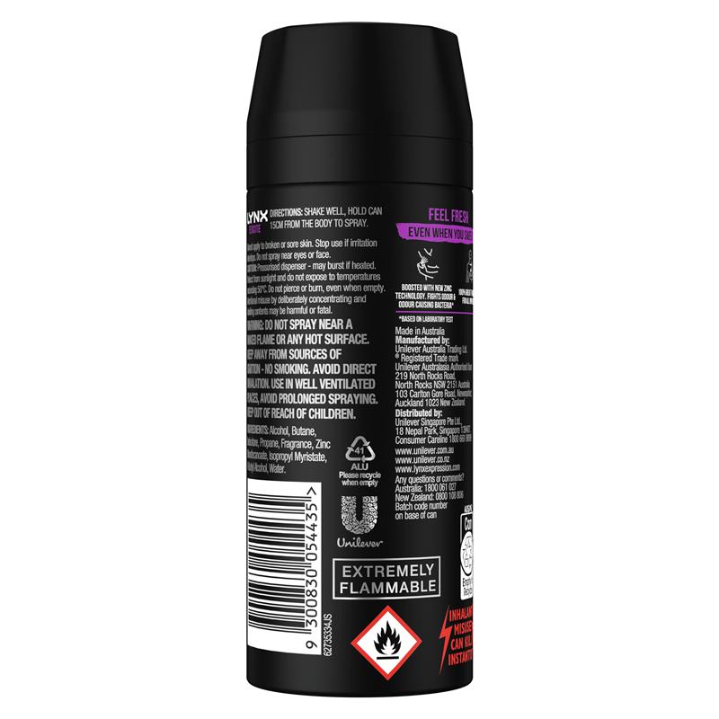 Lynx Excite Deodorant Body Spray 150ml