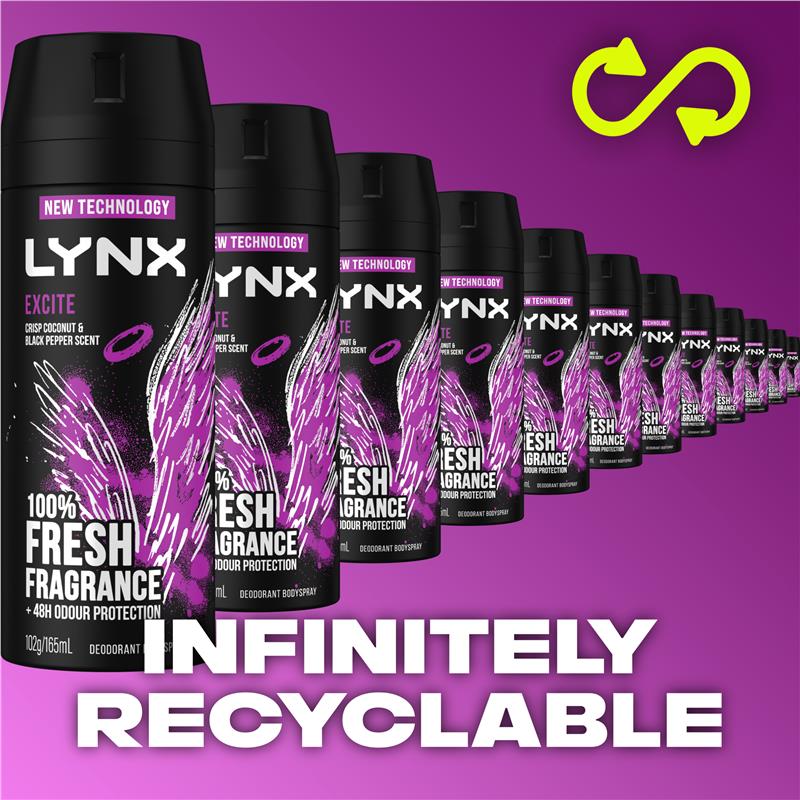 Lynx Excite Deodorant Body Spray 150ml