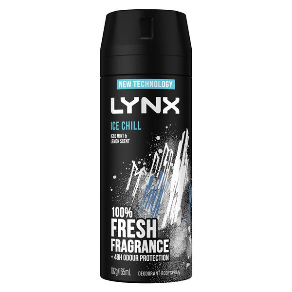 Lynx Deodorant Body Spray Ice Chill 165ml