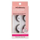 Mcobeauty false eyelashes packaging with pink and white design