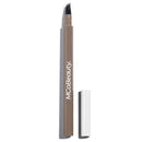 Eyebrow pen with black tip and visible branding on a white background