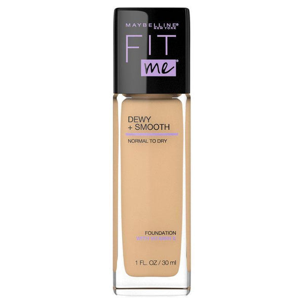 Maybelline Fit Me Dewy & Smooth Luminous Liquid Foundation - Warm Nude 128