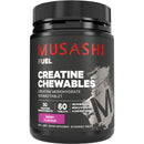 Musashi Fuel Creatine Chewables Berry Flavour - 60 Tablets