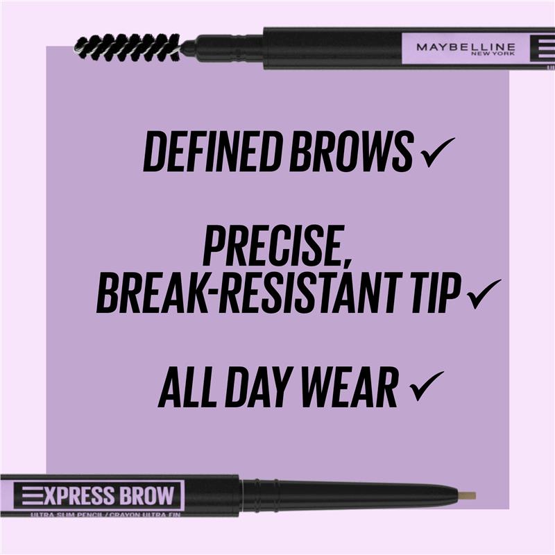 Maybelline Brow Ultra Slim Eyebrow Pencil - Ash Brown