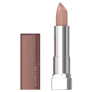 Maybelline lipstick with case on a white background
