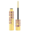 Maybelline mascara with yellow and black packaging on a white background