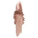 Lipstick with a textured finish on a white background