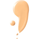 Beige foundation sample on a white background