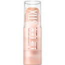 Rose gold lip balm with 'Lip Stix' text on a white background