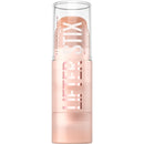 Rose gold lip balm with 'Lip Stix' text on a white background