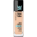 Maybelline Fit Me foundation bottle on a white background