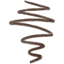 Coiled brown spring on a white background
