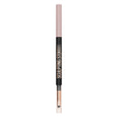 Sculpting stylus with black and rose gold design on a white background