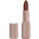 Lipstick with open case on a white background, featuring the brand 'Maybelline'.