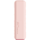 Pink Maybelline lip balm on a white background