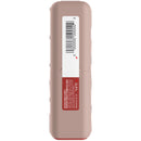 Lipstick with a barcode and label on a white background
