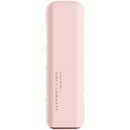 Pink Maybelline lip balm on a white background