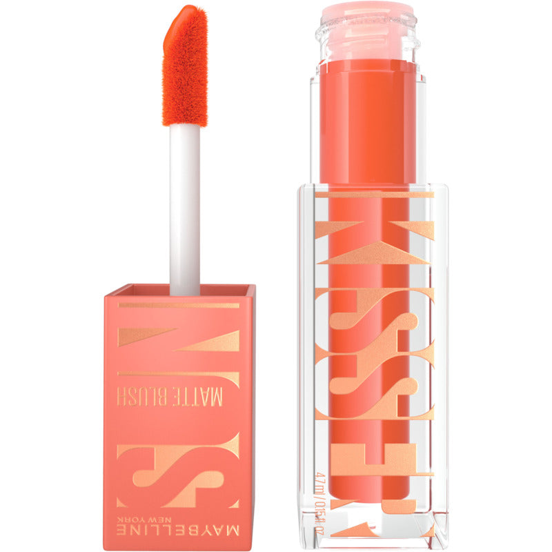 Maybelline matte lipstick with applicator on a white background