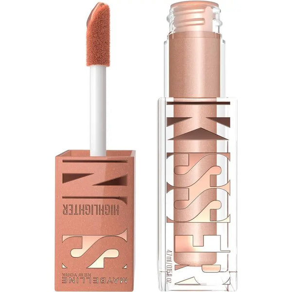 Maybelline Highlighter with applicator on a white background