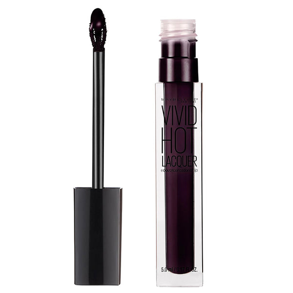 Lipstick with applicator on a white background