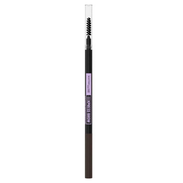Eyebrow pencil with brush tip on a white background