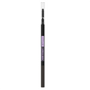 Eyebrow pencil with brush tip on a white background