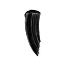 Black hair extension on a white background