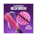 Extended Helix Brush with pink bristles on a purple background