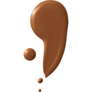Brown makeup swatch on a white background