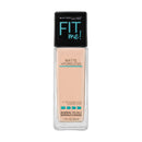 Maybelline Fit Me foundation bottle on a white background